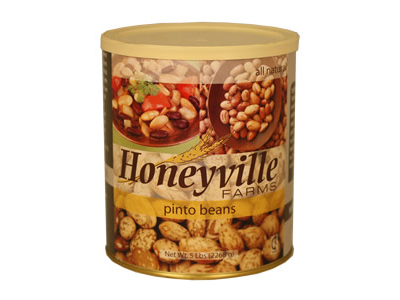 Honeyville Pinto Beans CASE (6/5lb Cans)